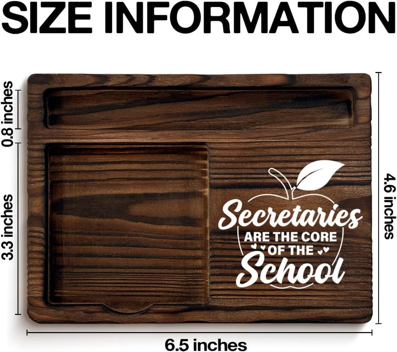 YGBF School Secretary Appreciation Gifts, Gift for Secretaries Sticky Note Holder School Office Decor, Administrative Professional Day Gifts - Image 2